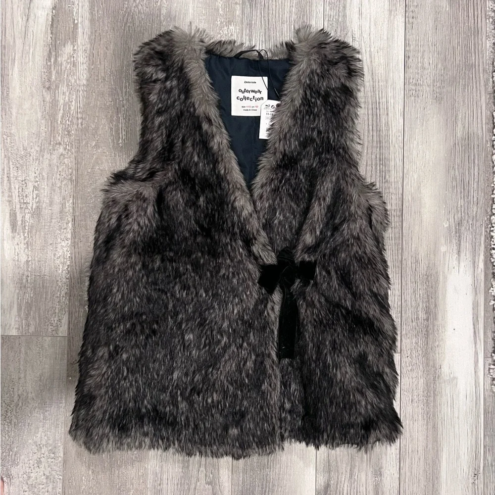 Zara Faur Fur Vest